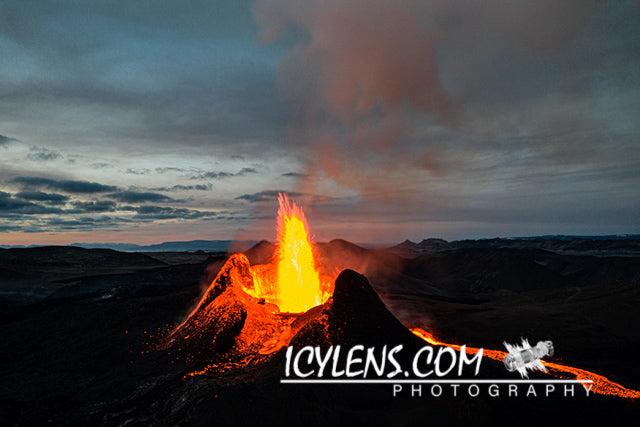 Volcano Eruption - erupts into the air III