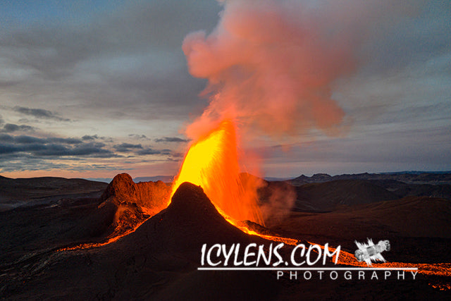Volcano Eruption - erupts into the air IV