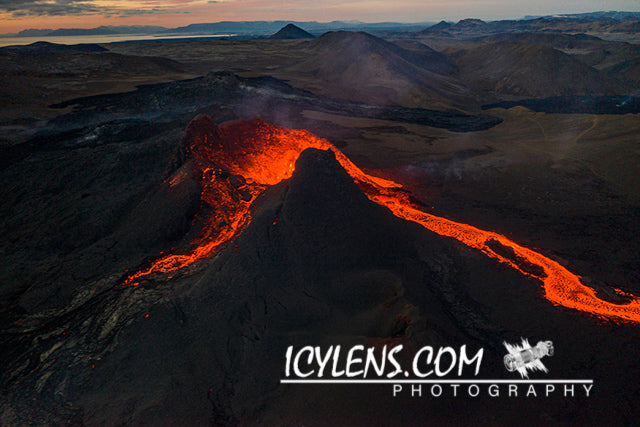 Volcano Eruption - Glowing in the dark III