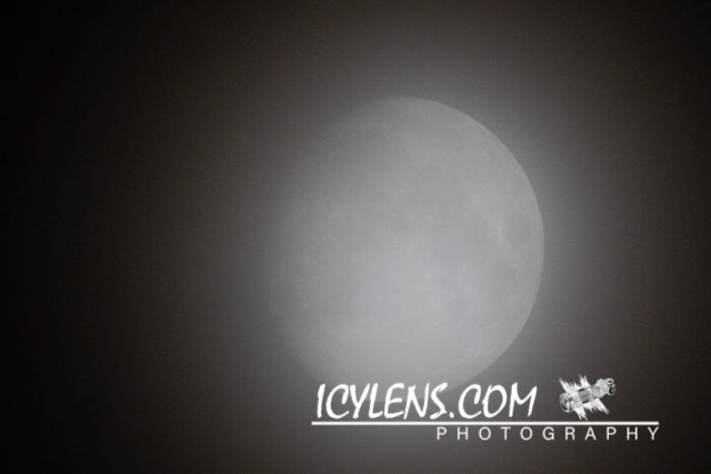 The moon behind the clouds IV