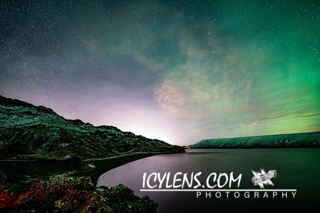 Northern Light at Kleifarvatn VI