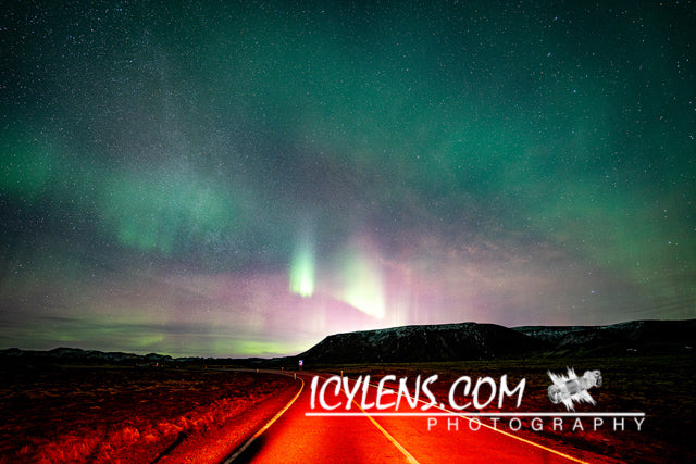 Red road and the Northern Light